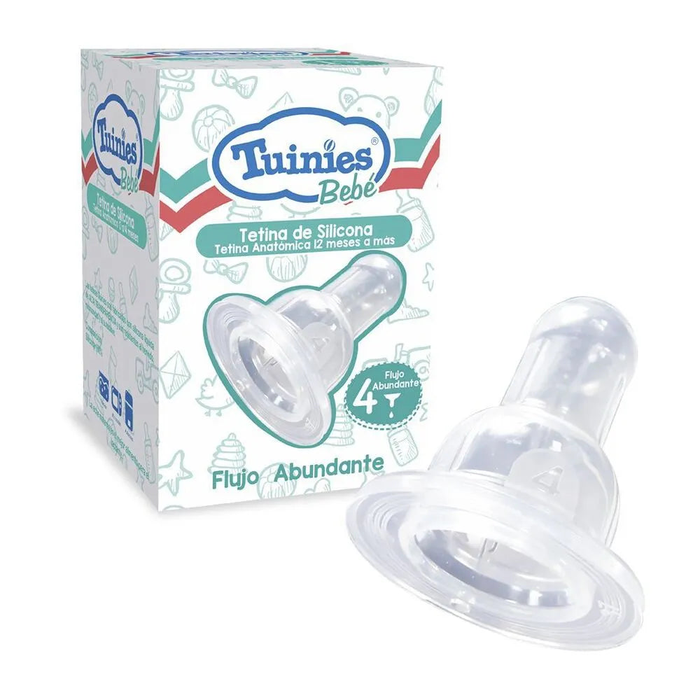 Tetina Tuinies # 4 Silicona - Unidad 1