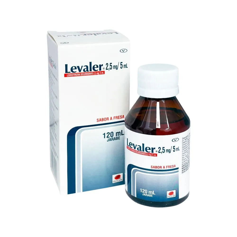 Levaler 2.5 mg/ 5 ml Jarabe Sabor Fresa