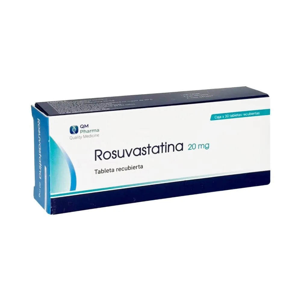 Rosuvastatina 20 mg QM Tabletas Recubiertas
