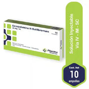 Escopolamina 20mg/ml X 10 ampollas