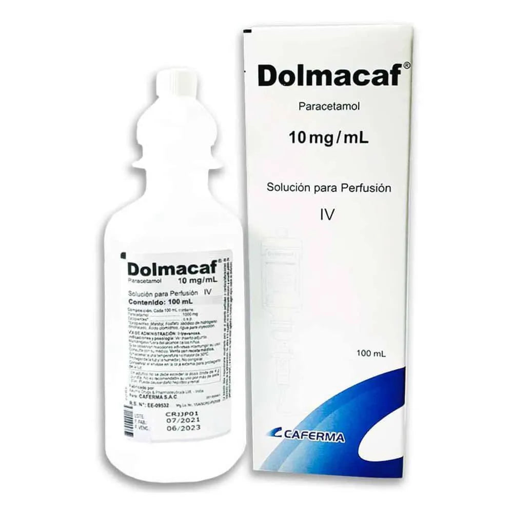 Dolmacaf 10 MG/ML Solución para perfusión Frasco 100 ml
