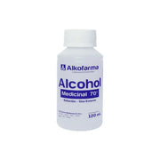 Alkofarma Alcohol Medicinal 70° - Frasco 120 ml