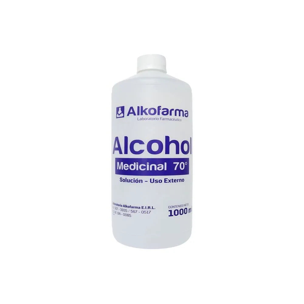 Alkofarma Alcohol Medicinal 70° - Frasco 1000 ml