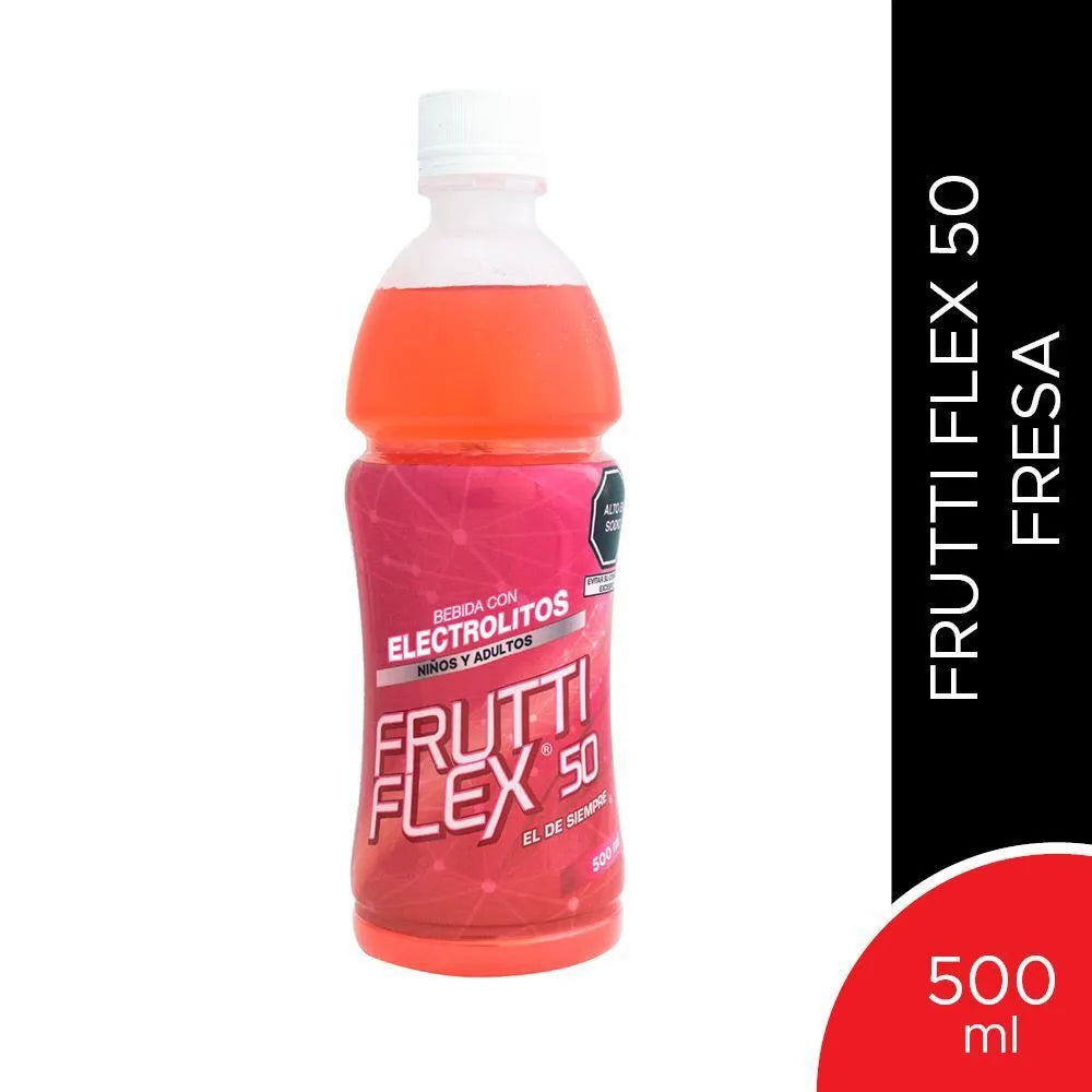 Frutti Flex Bebida Rehidratante Sabor Fresa Frasco 500 ml