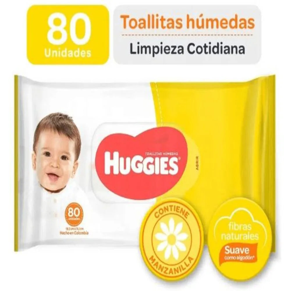 HUGGIES BASIC TOALL.CLASIC X80