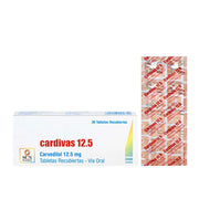 Cardivas 12.5 Mg Tableta Recubierta