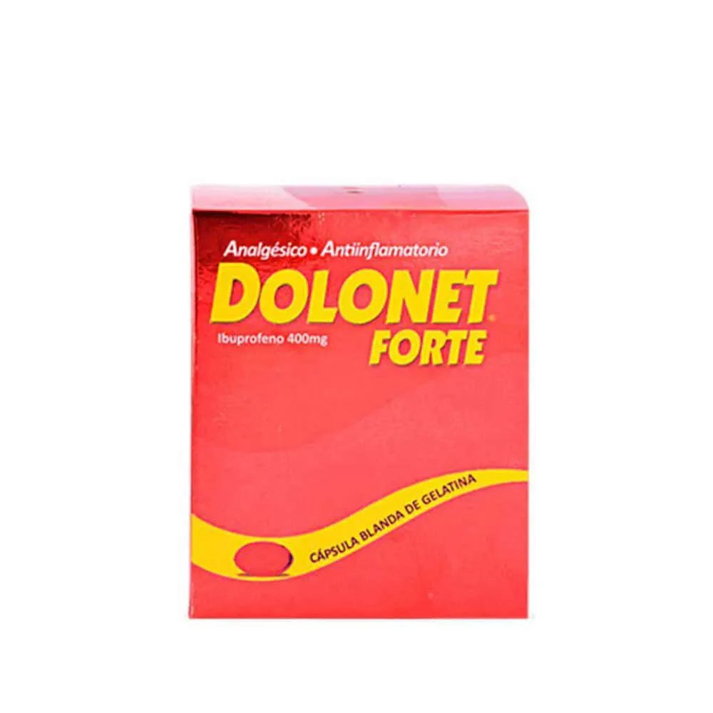 Dolonet Forte 400mg Cápsula Blanda De Gelatina