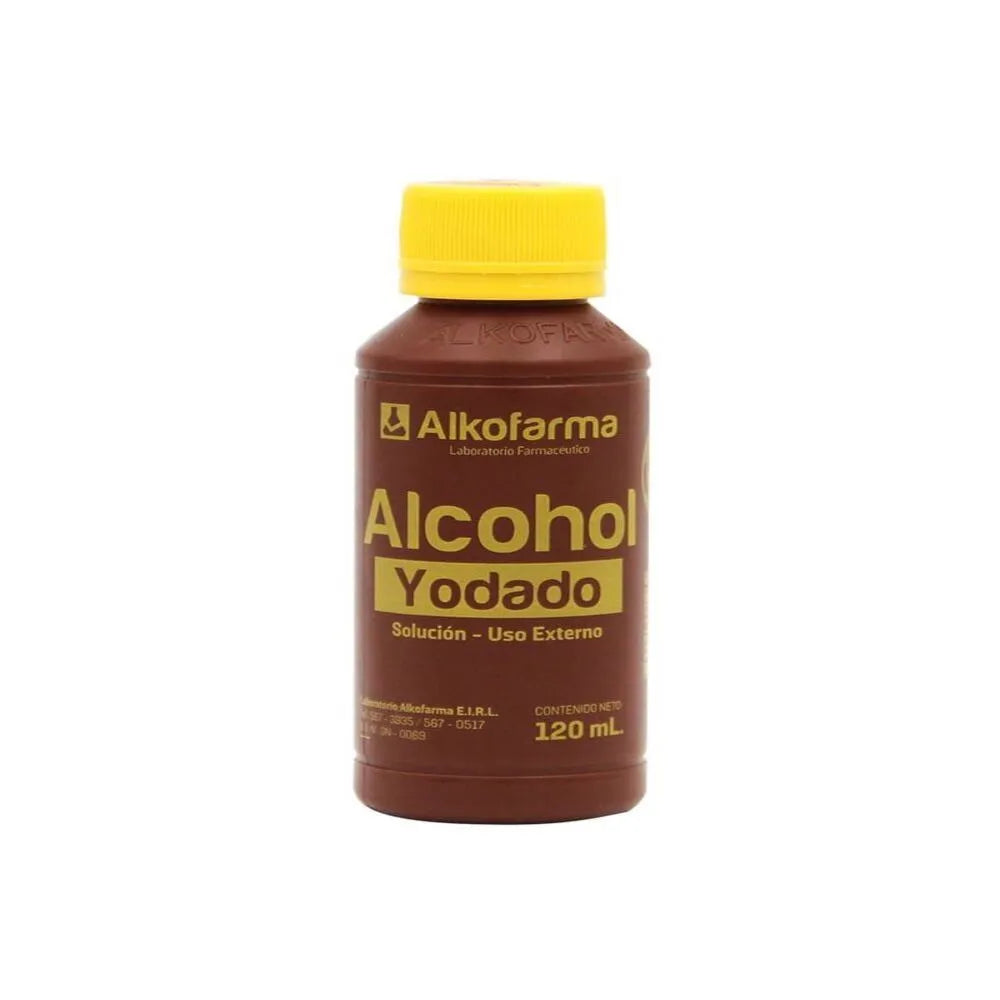 Alkofarma Alcohol Yodado- frasco 120 ml