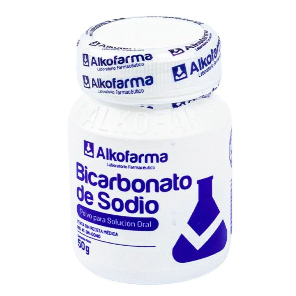 Alkofarma Bicarbonato de Sodio - Frasco 50 g