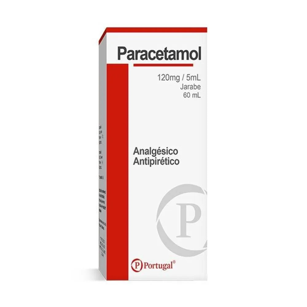 Paracetamol Jarabe 120 mg/5 ml - Frasco 60 ml