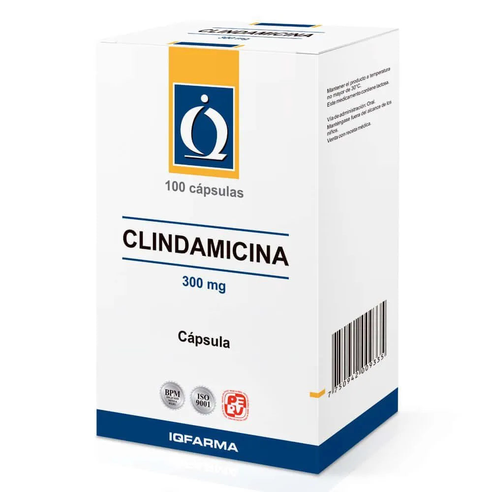 Clindamicina 300 Mg Cápsula