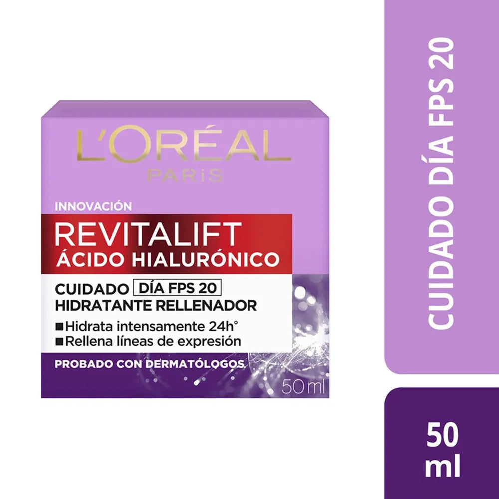 Crema de Día L'Oreal París Revitalift Ácido Hialurónico 50ml