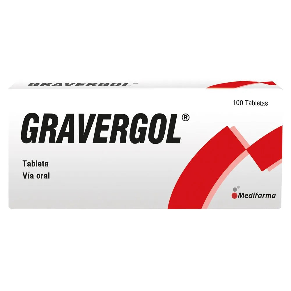 Gravergol - Caja 100 Tabletas