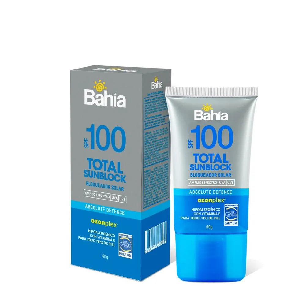 Bloqueador Bahia Total Sunblock Spf100 60 g