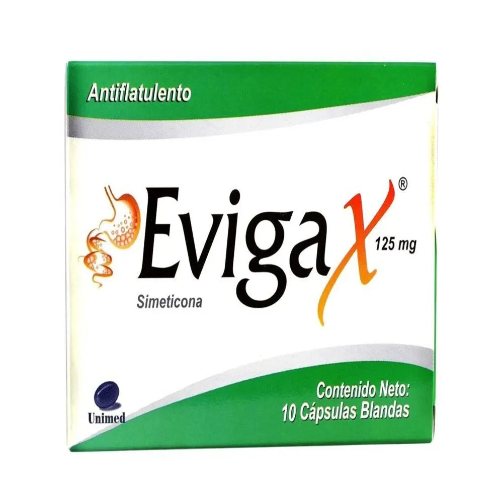 Evigax 125mg x 10 cap blandas