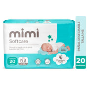 Pañal Mimi Sofcare Talla Recien Nacido 20 Unid