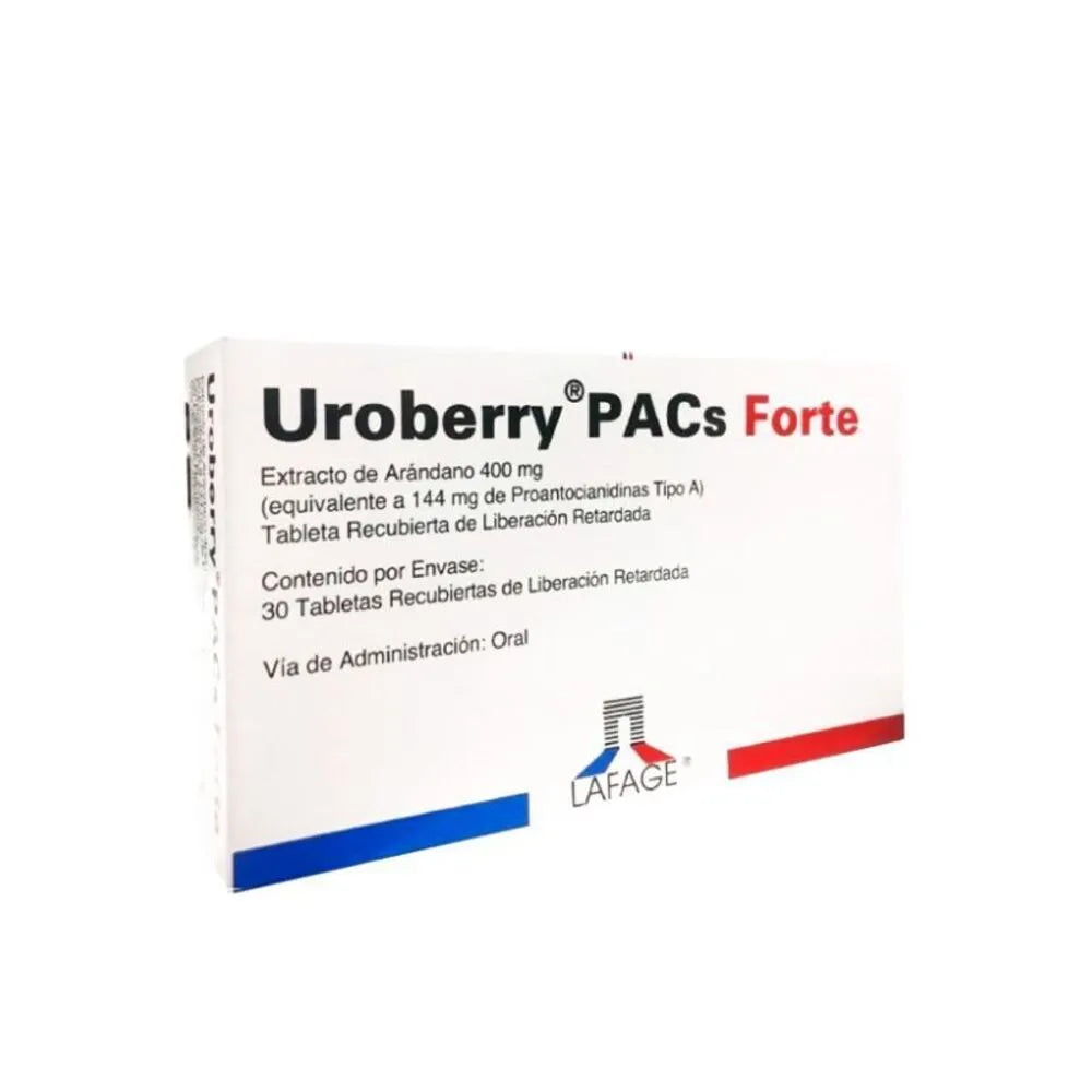 Uroberry Pacs Forte Tabletas x 30 un