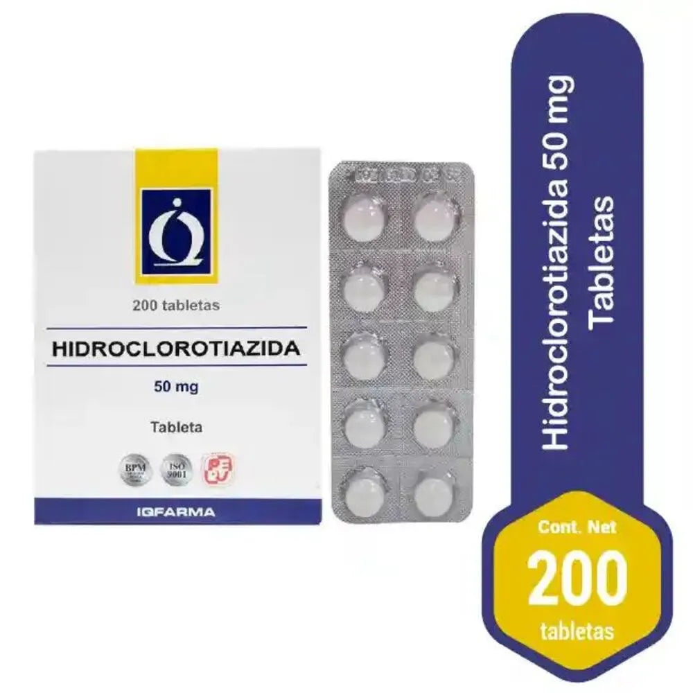 Hidroclorotiazida 50 Mg