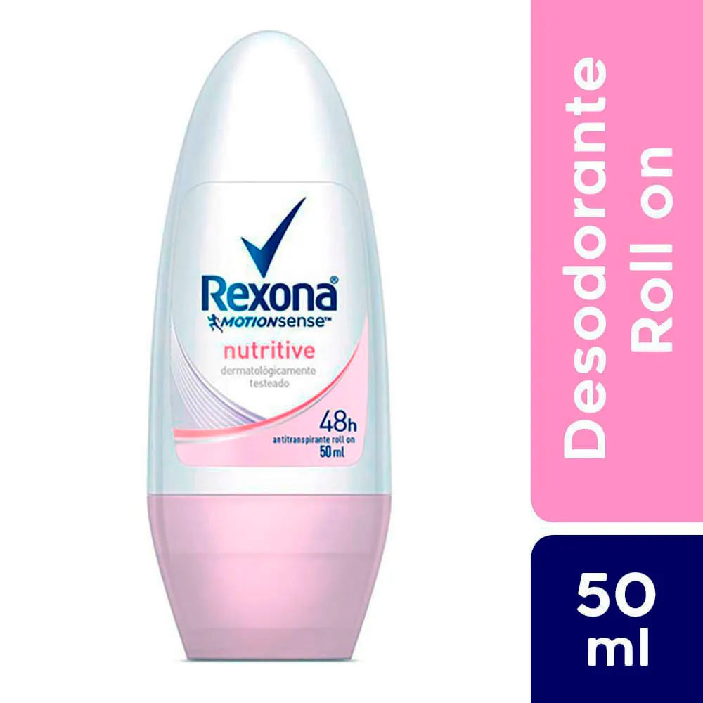 Desodorante Roll On Rexona para Mujer Nutritive Frasco 50ml