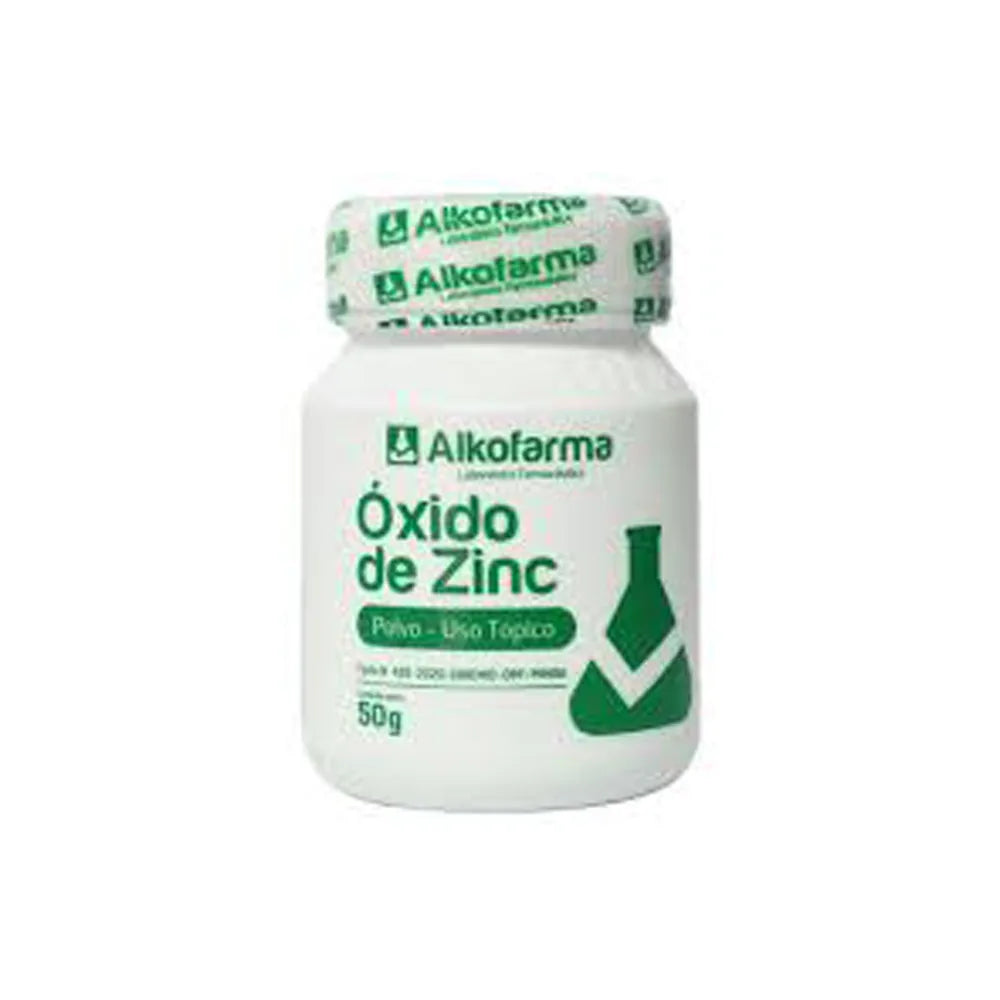 Oxido De Zinc Alkofarma Polvo - Frasco 50 G