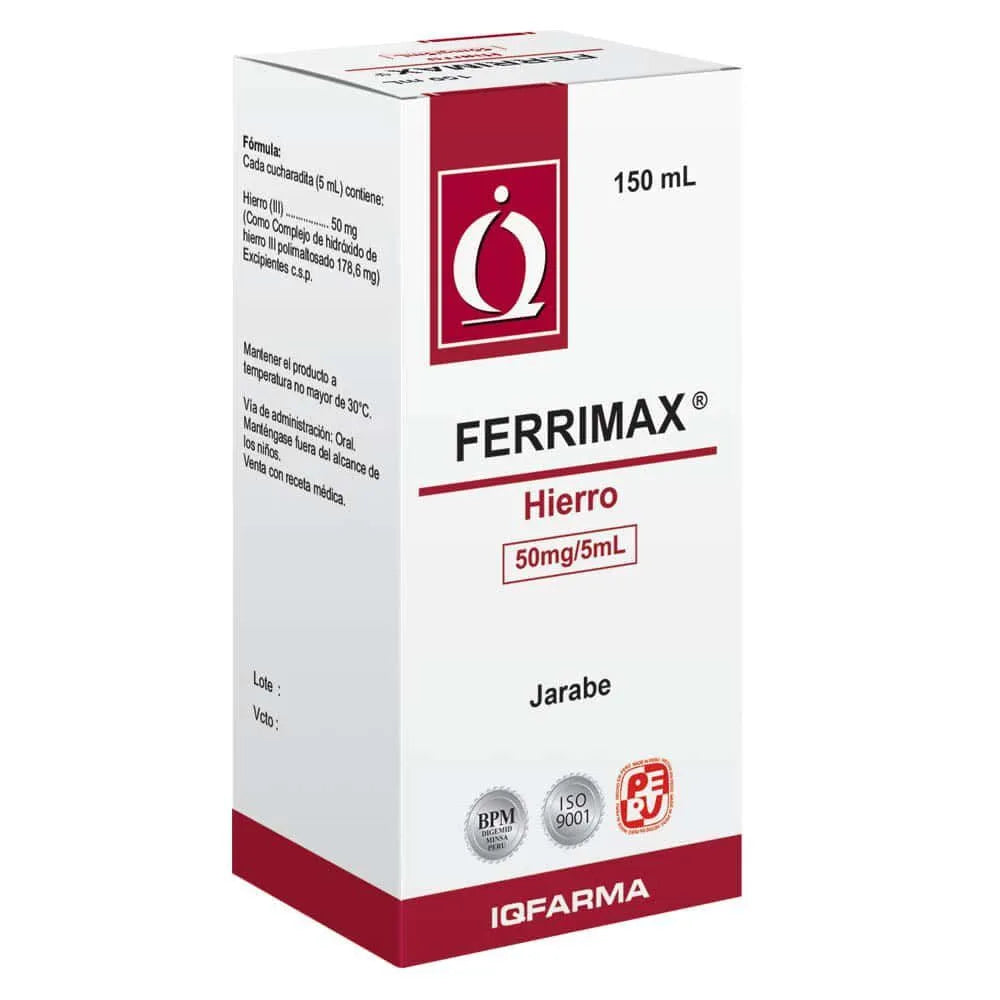 Ferrimax 50mg/5mL Jarabe
