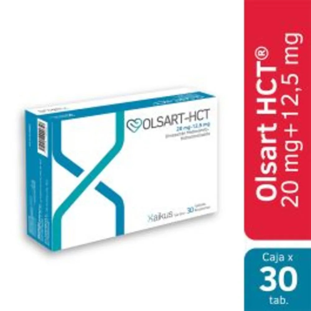 Olsart HCT 20/12.5 mg tabletas recubiertas