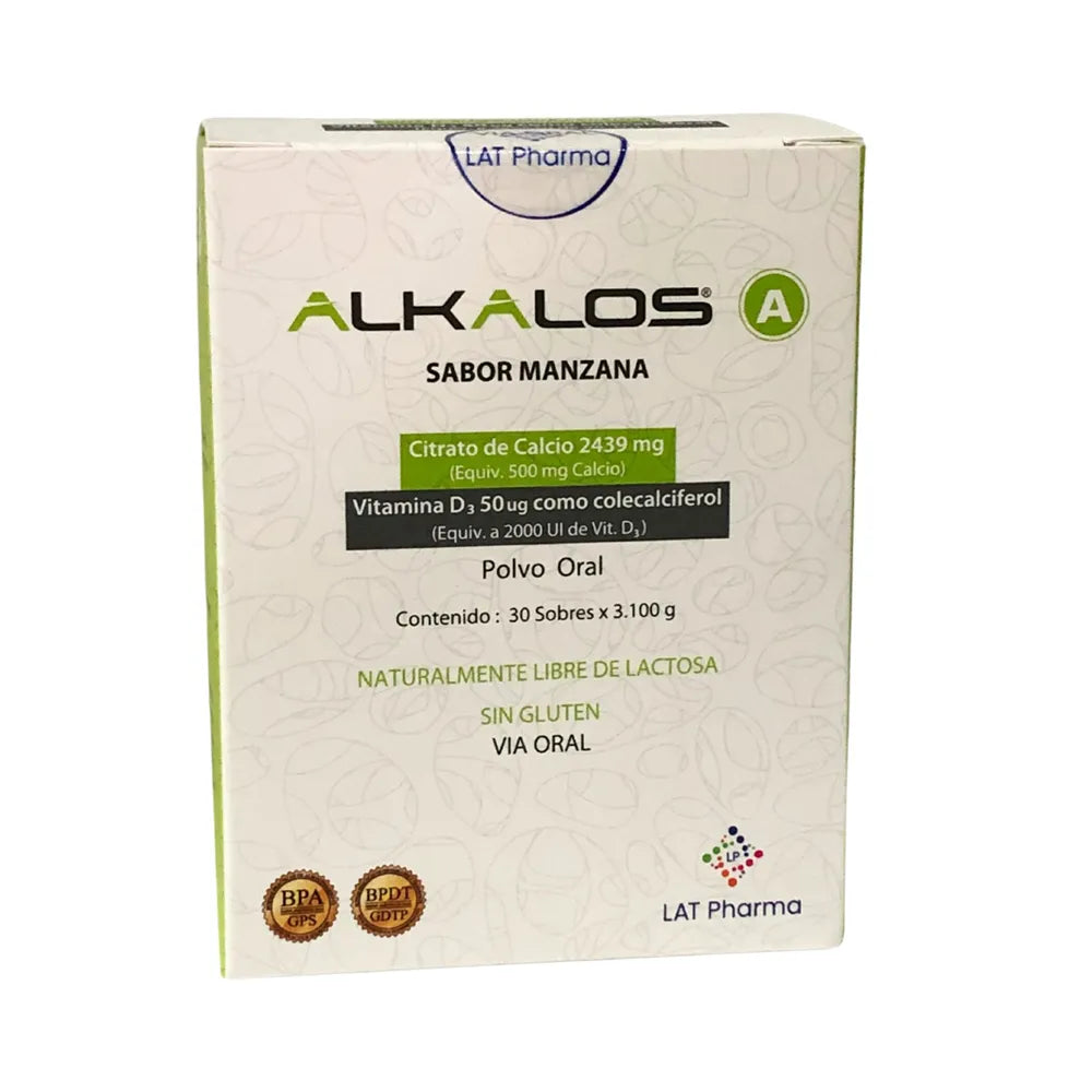 Alkalos Manzana x 30 sobres