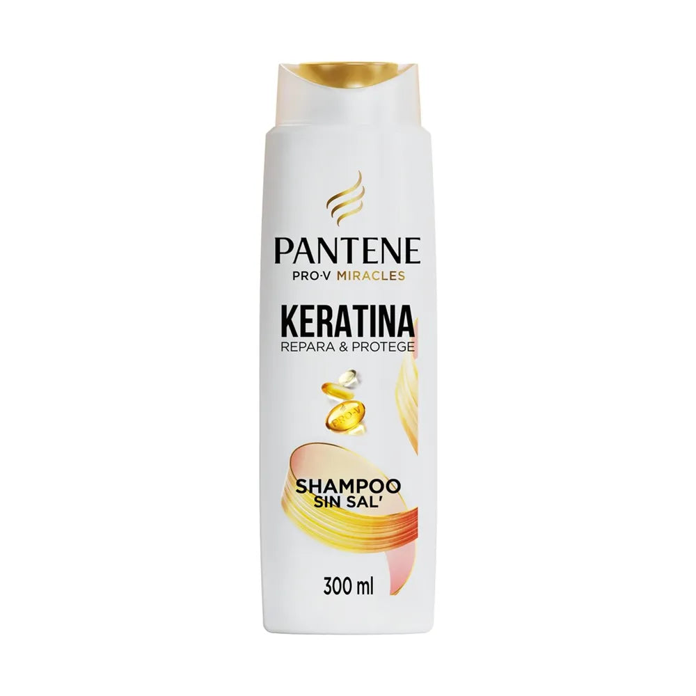 Shampoo Pantene Keratina Botella 300 ML
