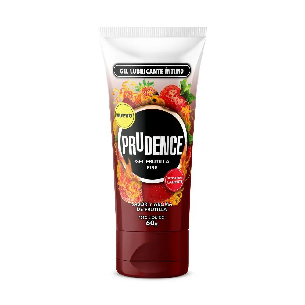 Prudence Gel Lubricante Íntimo Frutilla Fire