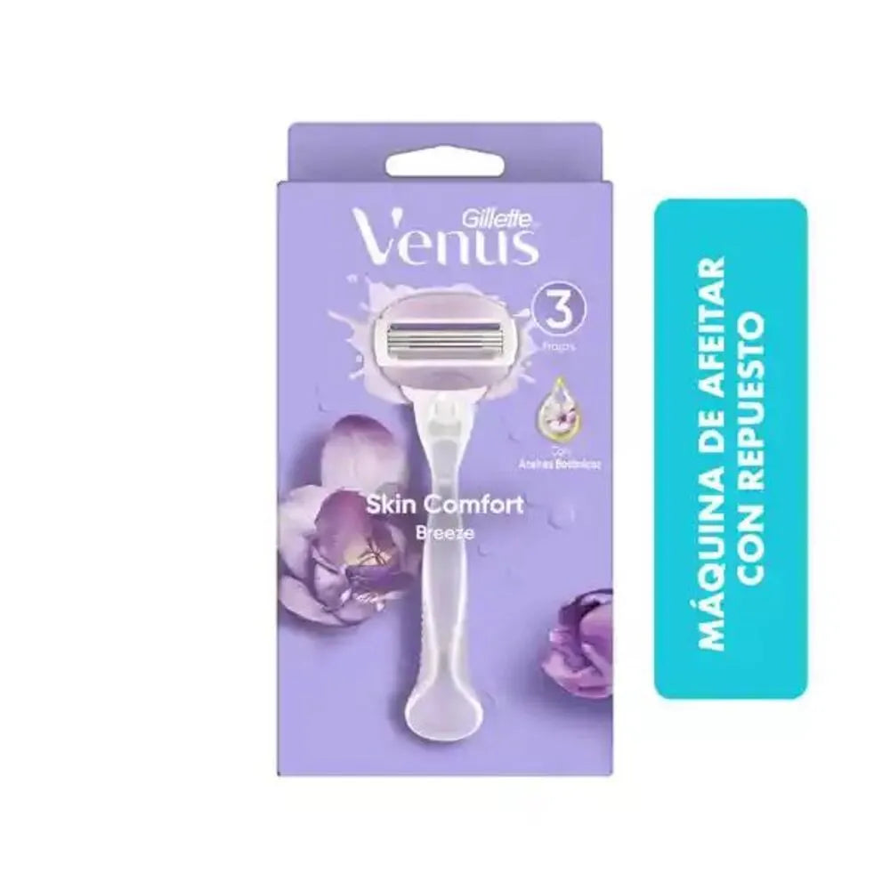 Máquina de Afeitar Mujer Gillette Venus Breeze con 3 Hojas 1 un
