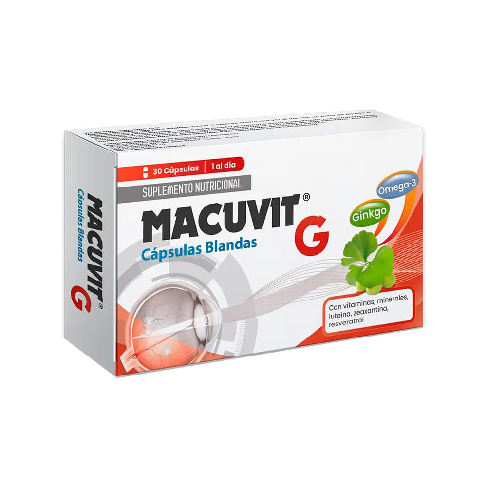 Macuvit G Cápsulas Blandas - Caja 30 und