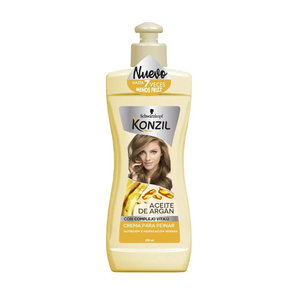 Crema Para Peinar Konzil Aceite De Argán x 230 ml