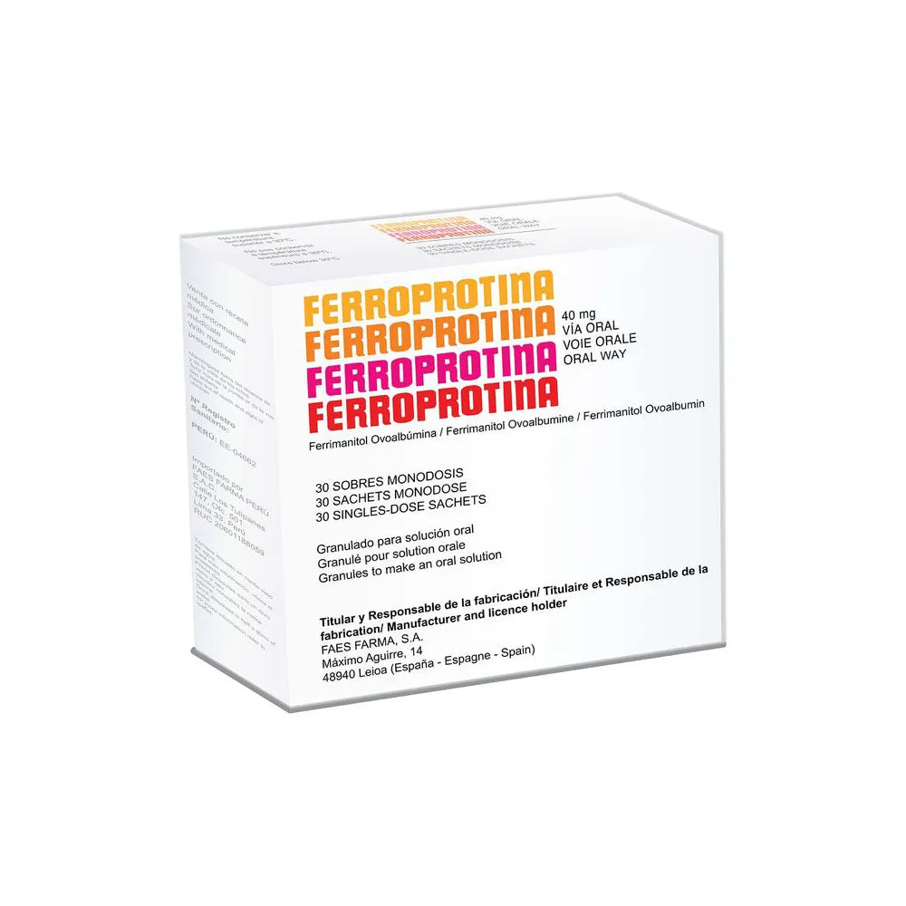 FERROPROTINA X 30 SOBRES