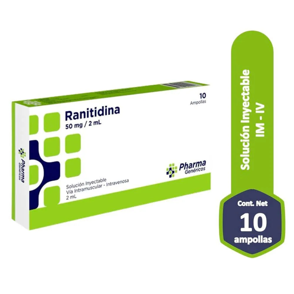 Ranitidina 50mg Ampolla
