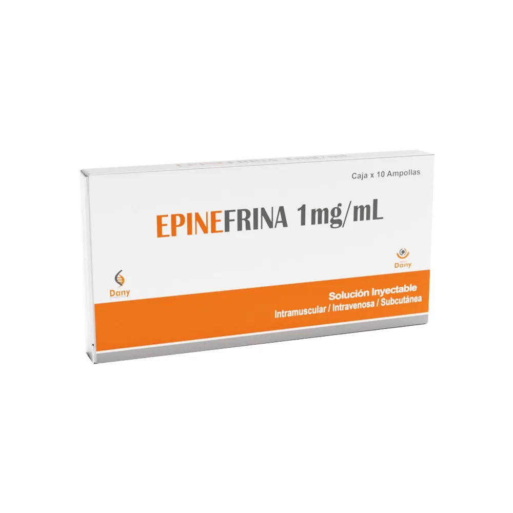 Epinefrina 1mg /ml Solucion Inyectable