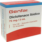 Diclofenaco 75mg X 10 Ampollas