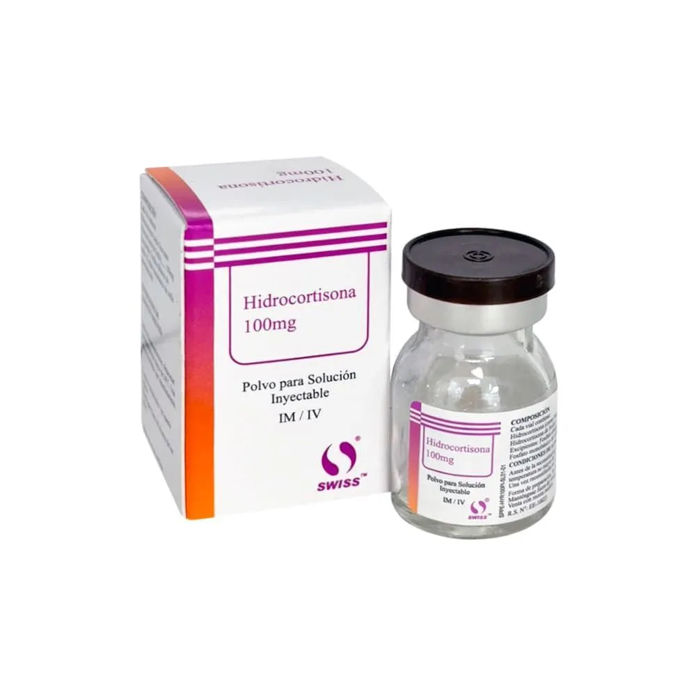Hidrocortisona 100mg SW Polvo para Solucion Inyectable