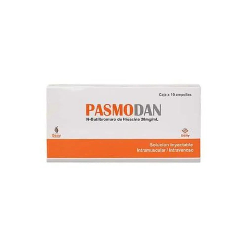 Pasmodan -N-Butilbromuro de Hioscina 20mg/ml