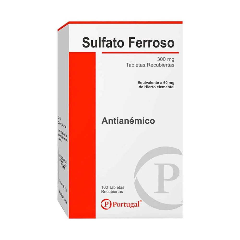 Sulfato Ferroso 300 mg Tableta