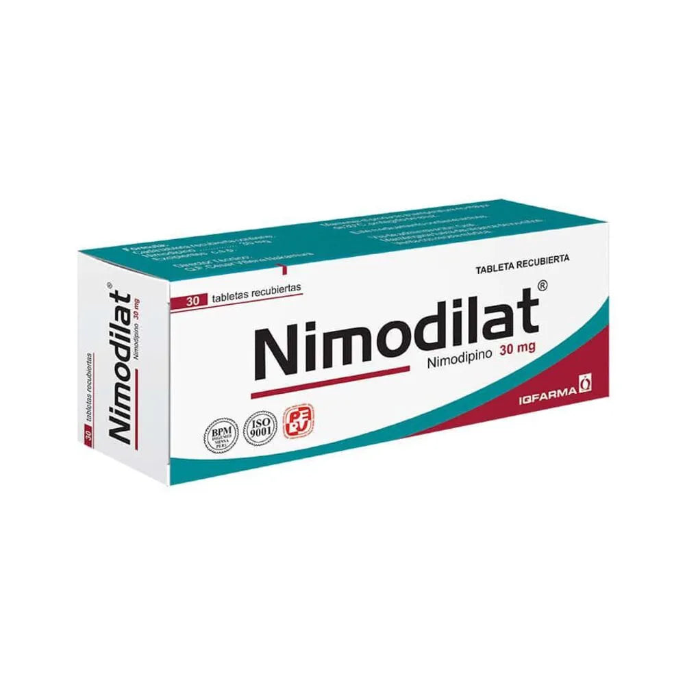 Nimodilat 30mg Tableta Recubierta