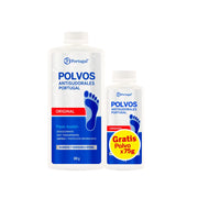 Talco Polvo Antisudoral Original 300gr + 75gr - Pack 2 un