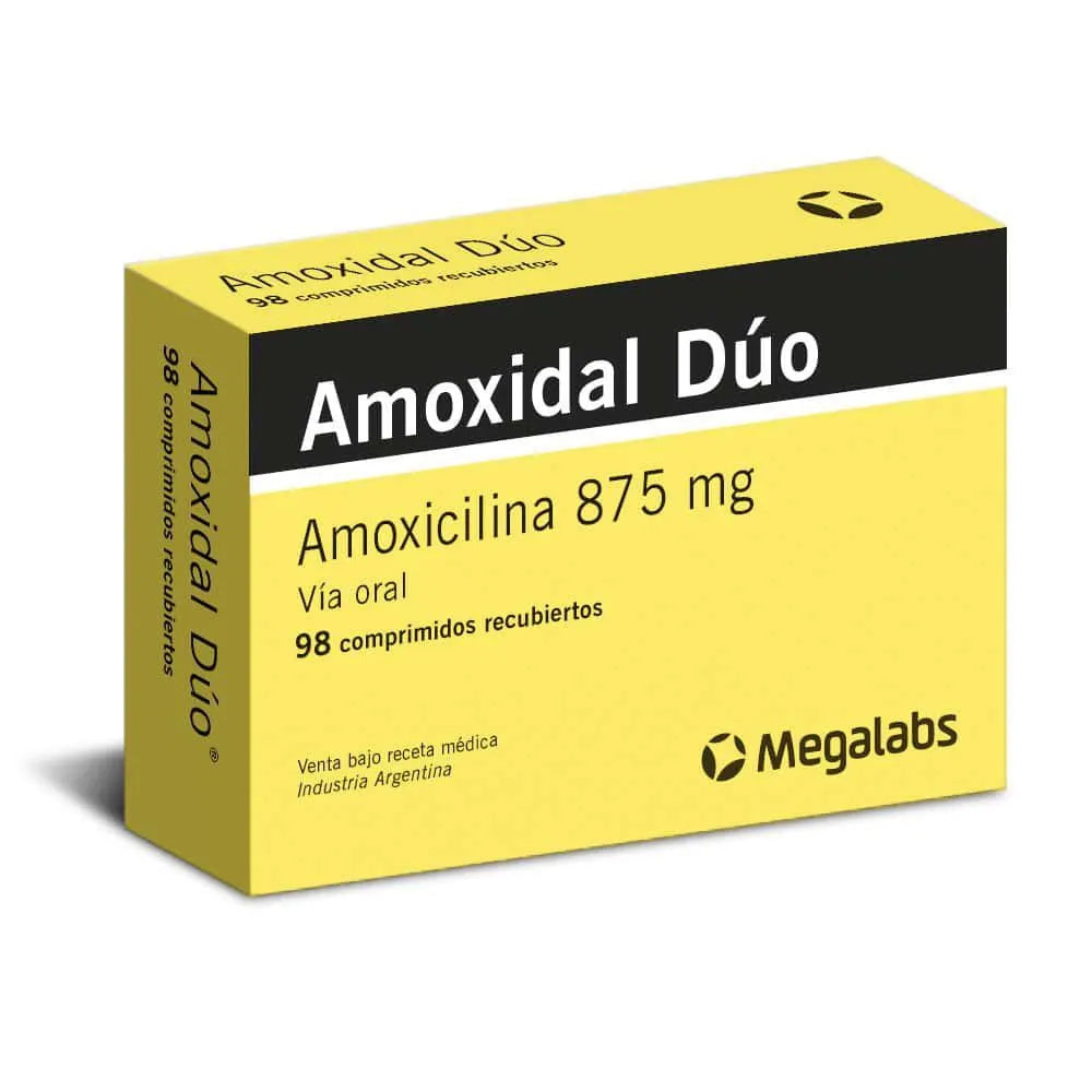 Amoxidal Duo 875 Mg Comprimido Recubierto