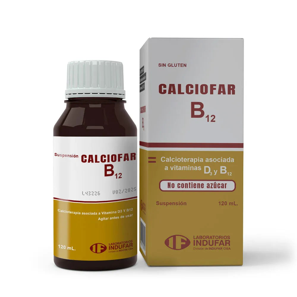 CALCIOFAR B12 JARABE X 120 ML