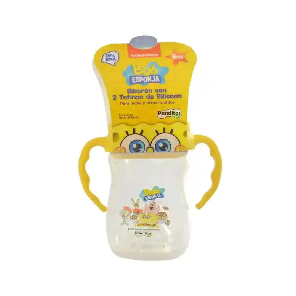 Panditas Baby Biberón Bob Esponja
