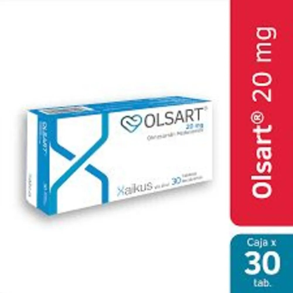 Olsart 20 mg tabletas recubiertas