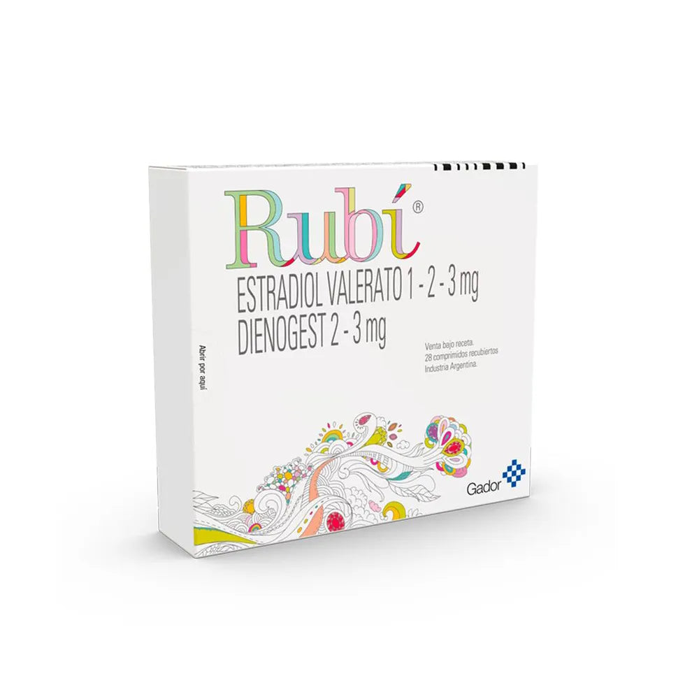 Rubi 3 mg + 4 mg + 5 mg + 1 mg Comprimidos