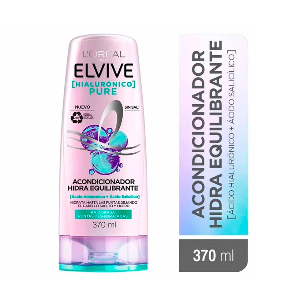Elvive Acondicionador Hialurónico Pure – Frasco 370 ml