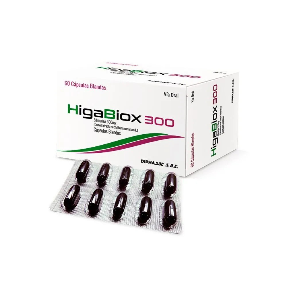Higabiox 300 Mg Capsulas Caja 60 und