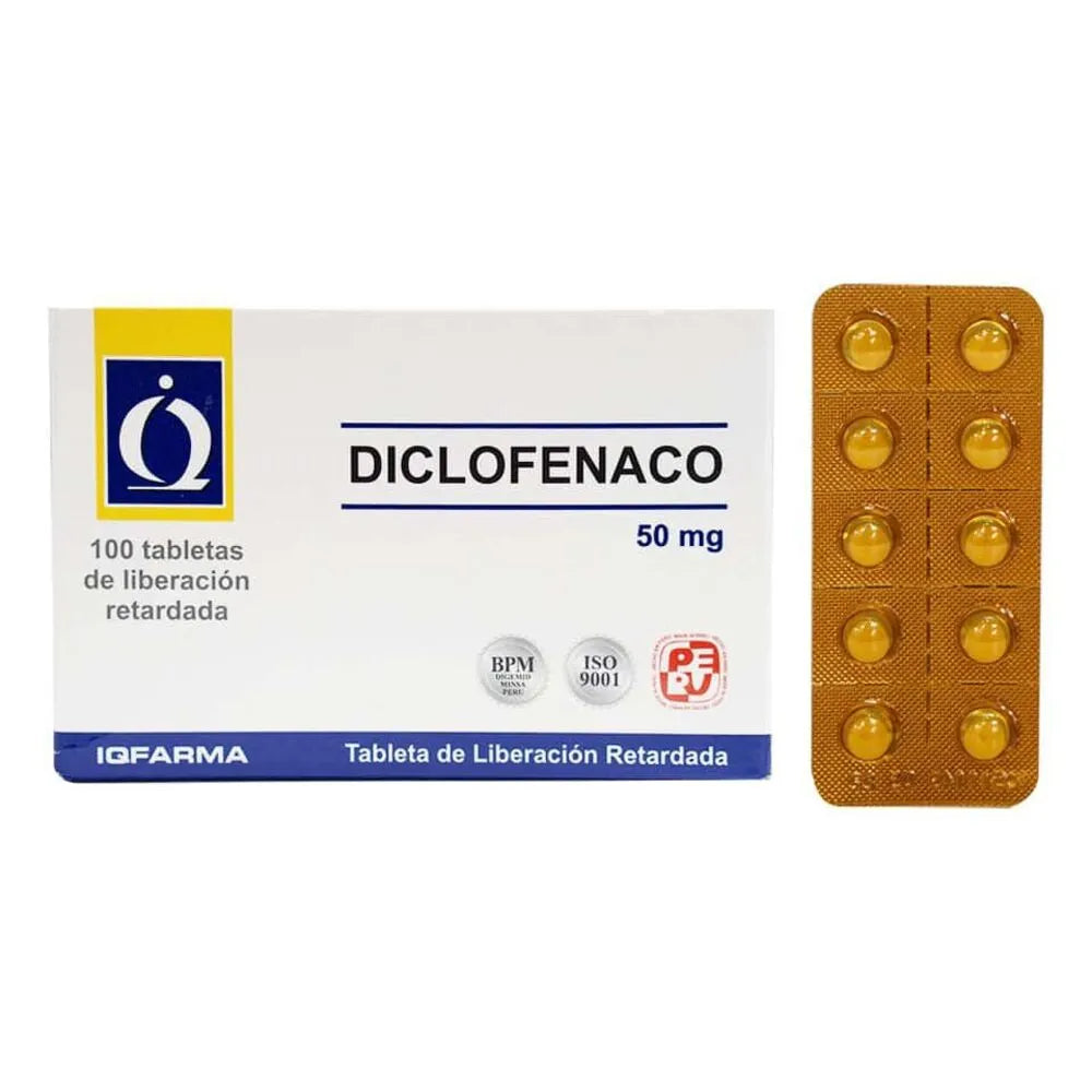 Diclofenaco 50 Mg - Iqfarma