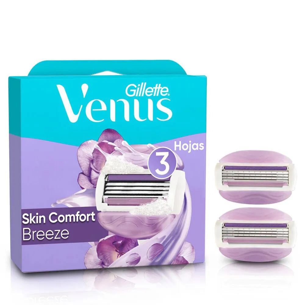 Cartuchos de Afeitar Gillete Venus Breeze Caja 2 Und
